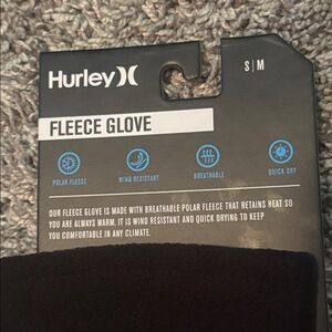 NWT Hurley Men’s Fleece Gloves